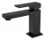 Cмеситель для умывальника Boheme Qubic Matt Black 471-B черный