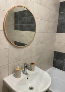 Зеркало настенное круглое в раме Emze Color Round 50 см дуб COLOR.50.50.KRD
