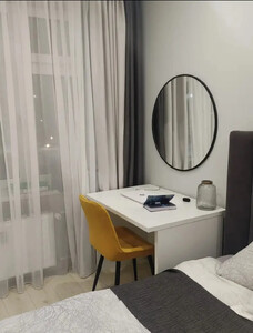 Зеркало настенное круглое в раме Emze Color Round 70 см черное COLOR.70.70.CHE