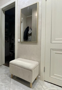 Зеркало в алюминиевой раме Emze Line 50x90 см Золото LINE.50.90.AUR