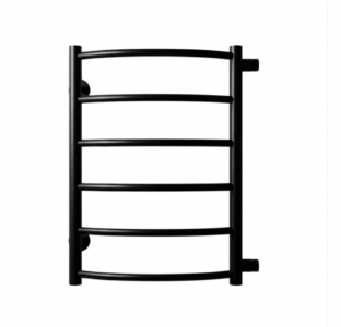 Полотенцесушитель Terminus Виктория П6 500х600 черный матовый нижнее подключение