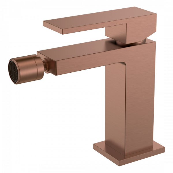 Смеситель для биде Boheme Qubic Brushed Bronze 476-BRB брашированная бронза