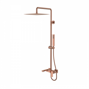 Стойка для душа Boheme Qubic Copper Brushed 478-CB брашированная медь