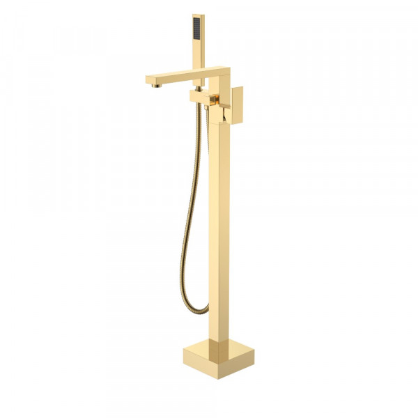 Смеситель напольный Boheme QUBIC Gold 479-G золото