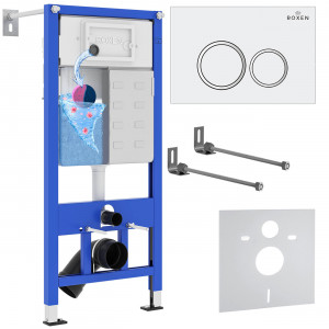 Комплект инсталляции 4 в1 Roxen StounFix Dual Fresh 805364 с аромадозатором