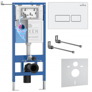 Комплект инсталляции 4 в1 Roxen StounFix Dual Fresh 833336 с аромадозатором