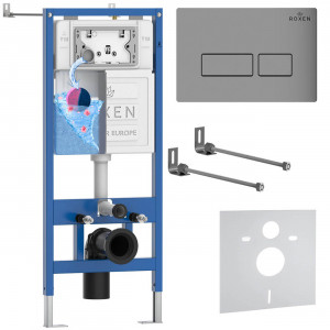 Комплект инсталляции 4 в1 Roxen StounFix Dual Fresh 856831 с аромадозатором