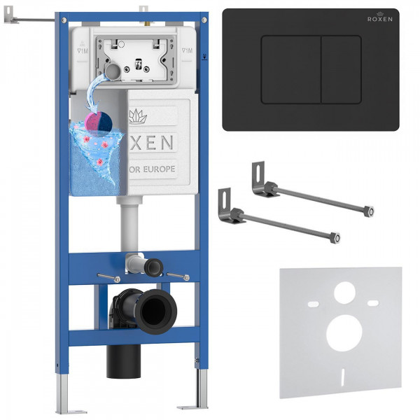 Комплект инсталляции 4 в 1 Roxen StounFix Dual Fresh 868401 с аромадозатором