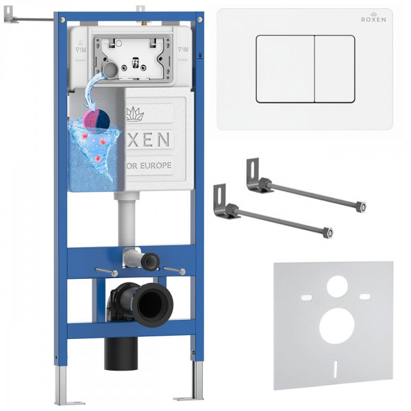 Комплект инсталляции 4 в 1 Roxen StounFix Dual Fresh 868402 с аромадозатором