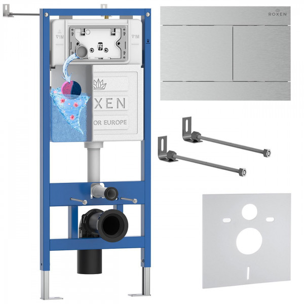 Комплект инсталляции 4 в 1 Roxen StounFix Dual Fresh 868404 с аромадозатором