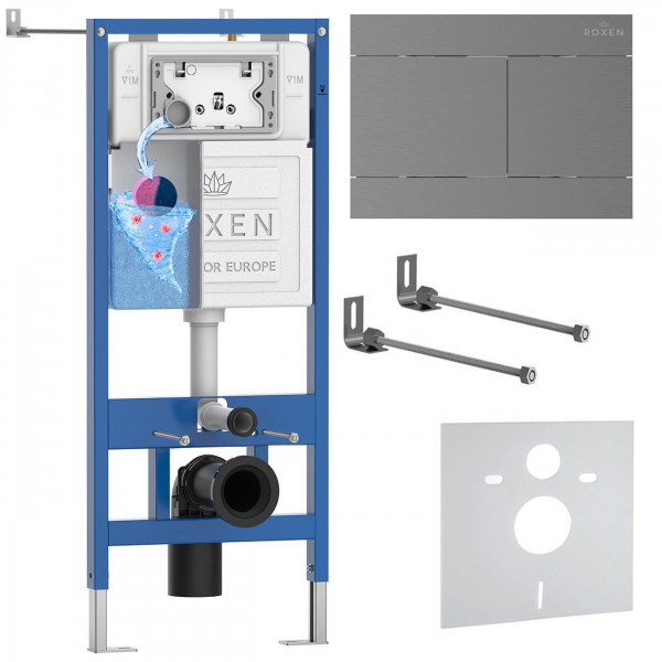 Комплект инсталляции 4 в 1 Roxen StounFix Dual Fresh 868405 с аромадозатором