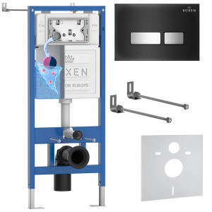 Комплект инсталляции 4 в1 Roxen StounFix Dual Fresh 873337 с аромадозатором