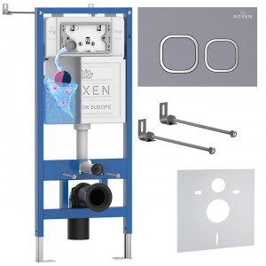 Комплект инсталляции 4 в 1 Roxen StounFix Dual Fresh 966326 с аромадозатором