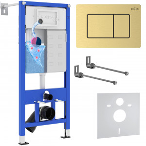 Комплект инсталляции 4 в1 Roxen StounFix Dual Fresh 968409 с аромадозатором