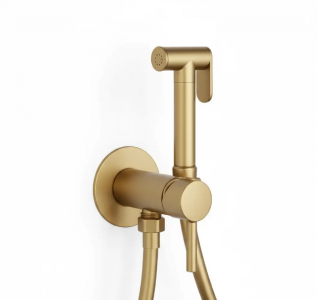 Смеситель встраиваемый Roxen Santi 50094000-GB с гигиеническим душем брашированное золото