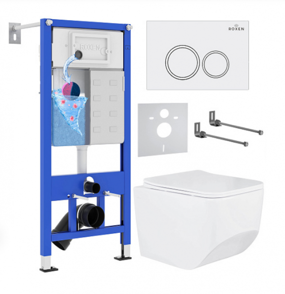 Комплект 6 в 1 Roxen StounFix Dual Fresh 506177 (состоит из: 710200, Santi 410260W, 530145-01)