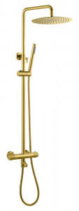 Стойка для душа c термостатом Boheme Uno Matt Gold 468-T-MG