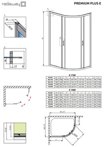 Душевая кабина Radaway Premium Plus E transpar 90x80x190 (30492-01-01N)