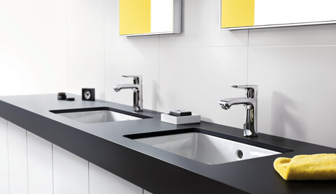 Смеситель для умывальника Hansgrohe Metris (31080000)