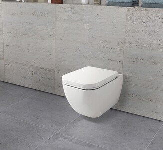 Унитаз подвесной Lavinia Boho One Compacto (укороченный) с пневмокрышкой (3302003C)