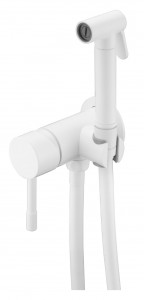 Смеситель гигиенический Boheme Uno MattWhite 467-MW