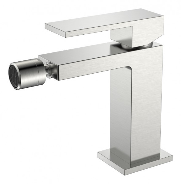 Смеситель для биде Boheme Qubic Brushed Nickel 476-NB никель