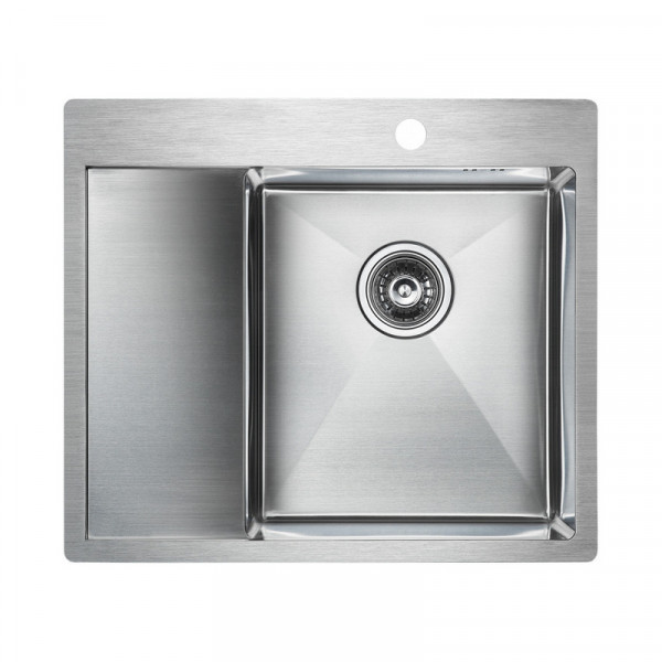 Кухонная мойка Paulmark KRONER 59F PM225951-BSR нержавеющая сталь 59х51см