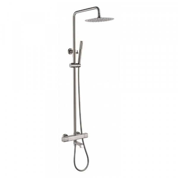 Душевая система с термостатом Grocenberg GB7005NK Сатин