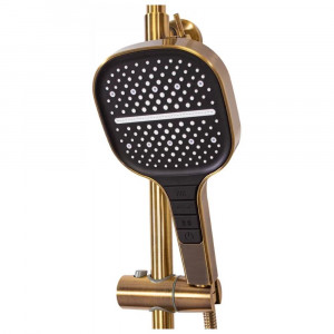 Душевая система с термостатом Hansberge H5085BR бронза