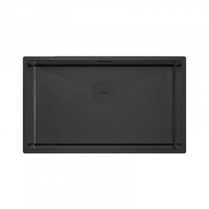 Кухонная мойка Paulmark NEXT 74 UNI PM217444-MBN матовый черный 74х44 см