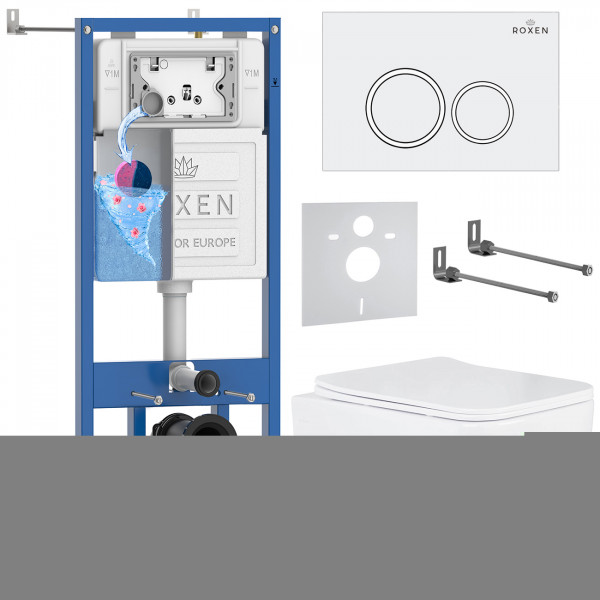 Комплект 6 в 1 Roxen StounFix Dual Fresh 506177 (состоит из: 710200, Santi 410260W, 530145-01)