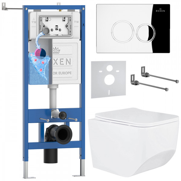 Комплект 6 в 1 Roxen StounFix Dual Fresh 518414 (состоит из: 710200, Santi 410260CH, 530145-01)