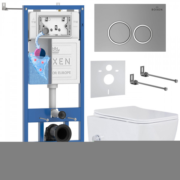 Комплект 6 в 1 Roxen StounFix Dual Fresh 533185 (состоит из: 710200, Santi 410260M, 530135-01X)