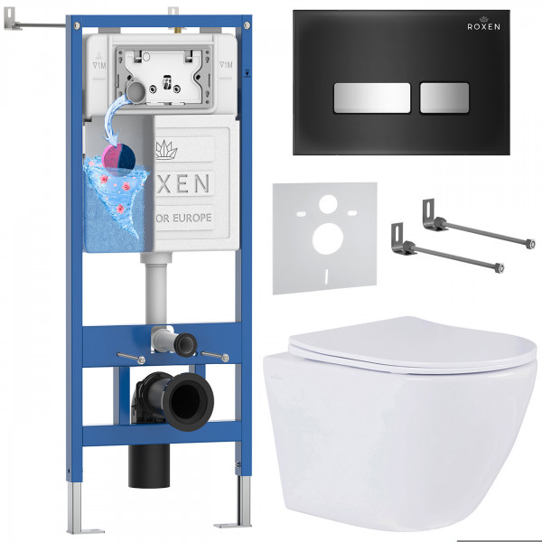 Комплект 6 в 1 Roxen StounFix Dual Fresh 642915 (состоит из: 710200, Glass 430280B, 530185-01)