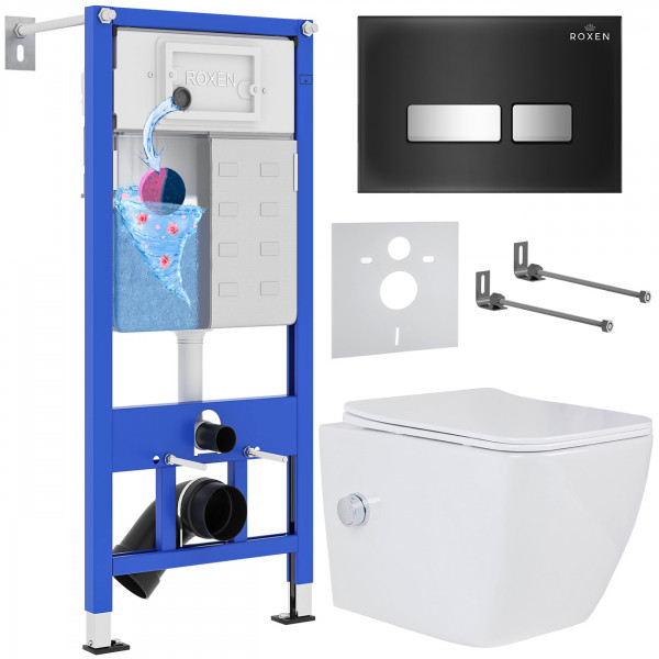 Комплект 6 в 1 Roxen StounFix Dual Fresh 649838 (состоит из: 710200, Glass 430280B, 530135-01X)