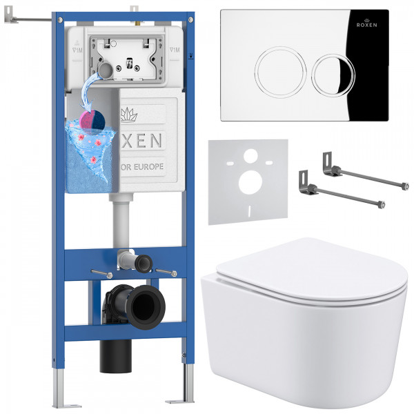 Комплект 6 в 1 Roxen StounFix Dual Fresh 913681 (состоит из: 710200, Santi 410260CH, 530120-01)