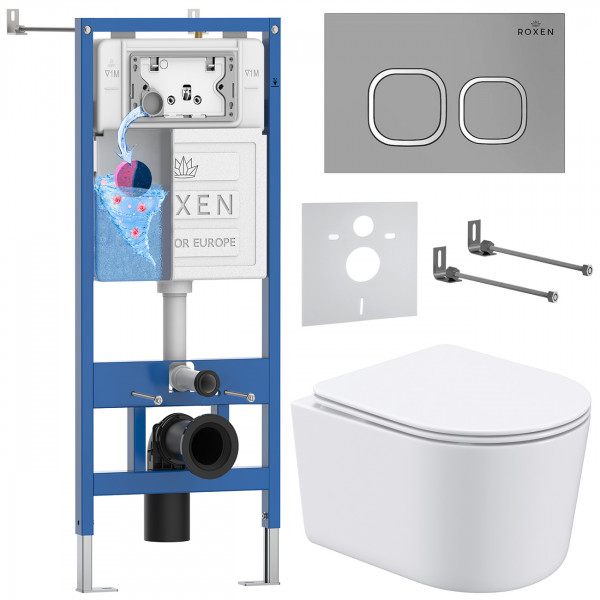 Комплект 6 в 1 Roxen StounFix Dual Fresh 919136 (состоит из: 710200, Santi 410280М, 530120-01)