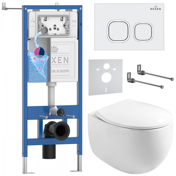 Комплект 6 в 1 Roxen StounFix Dual Fresh 964077 (состоит из: 710200, Santi 410280W, 530170-01)