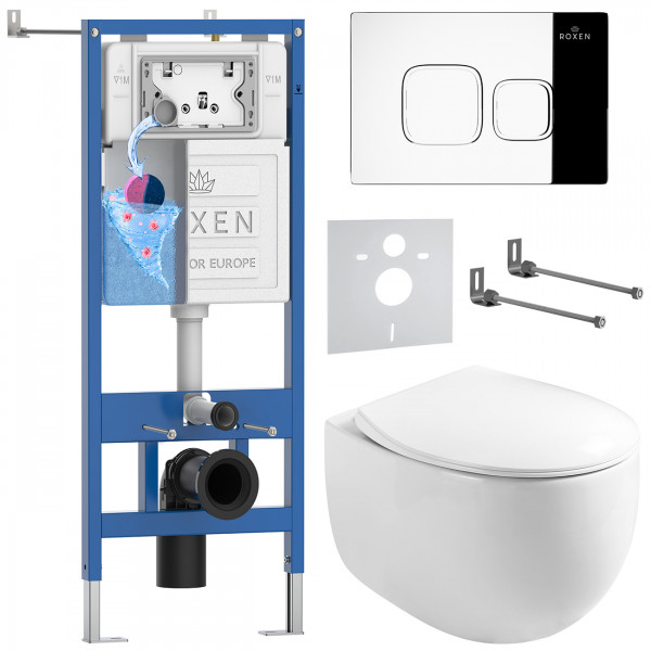 Комплект 6 в 1 Roxen StounFix Dual Fresh 964100 (состоит из: 710200, Santi 410280CH, 530170-01)