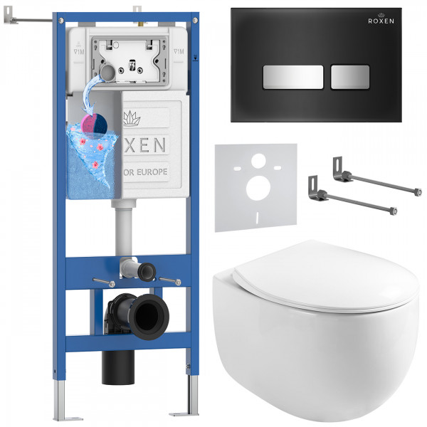 Комплект 6 в 1 Roxen StounFix Dual Fresh 964256 (состоит из: 710200, Glass 430280B, 530170-01)