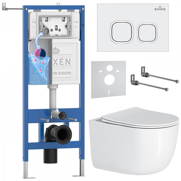 Комплект 6 в 1 Roxen StounFix Dual Fresh 964425 (состоит из: 710200, Santi 410280W, 530160-01)