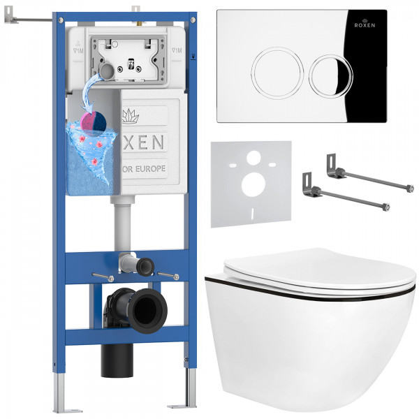 Комплект 6 в 1 Roxen StounFix Dual Fresh 964658 (состоит из: 710200, Santi 410260CH, 530110-01B)