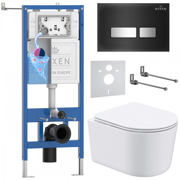 Комплект 6 в 1 Roxen StounFix Dual Fresh 965318 (состоит из: 710200, Glass 430280В, 530120-01)