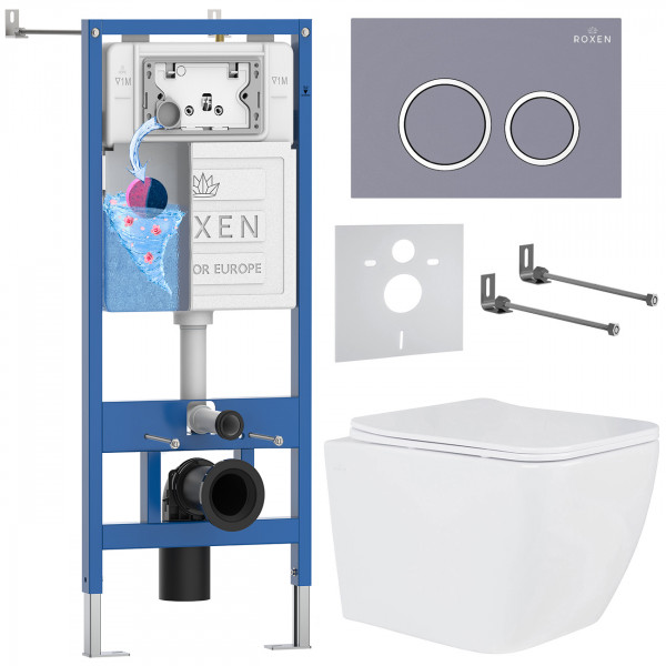 Комплект 6 в 1 Roxen StounFix Dual Fresh 966075 (состоит из: 710200, Santi 410260DG, 530135-01)