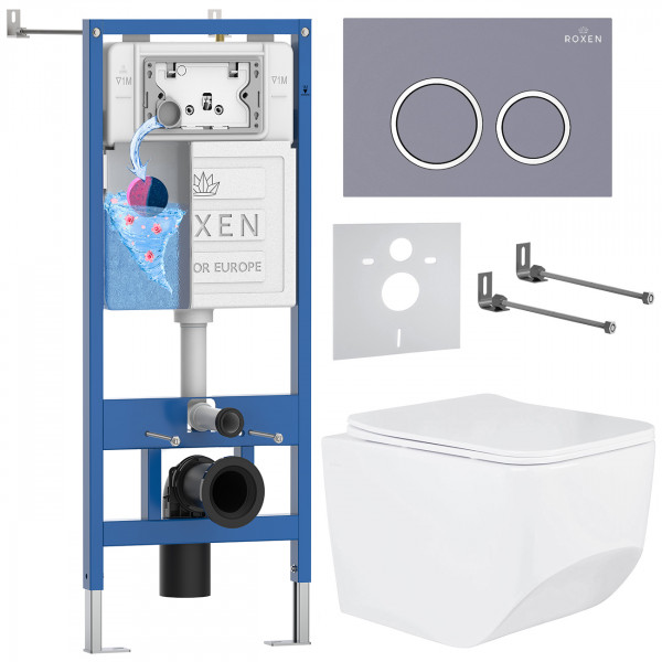 Комплект 6 в 1 Roxen StounFix Dual Fresh 966110 (состоит из: 710200, Santi 410260DG, 530145-01)