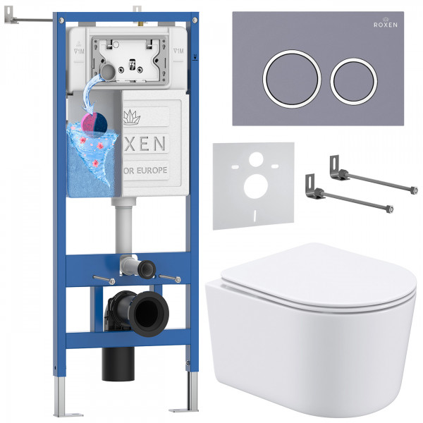 Комплект 6 в 1 Roxen StounFix Dual Fresh 966133 (состоит из: 710200, Santi 410260DG, 530120-01)