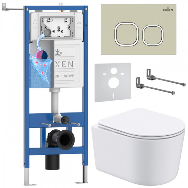 Комплект 6 в 1 Roxen StounFix Dual Fresh 966614 (состоит из: 710200, Santi 410280BG, 530120-01)