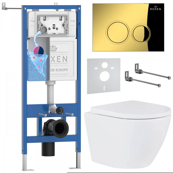 Комплект 6 в 1 Roxen StounFix Dual Fresh 968011 (состоит из: 710200, Santi 410260G, 530185-02)