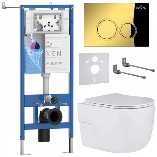 Комплект 6 в 1 Roxen StounFix Dual Fresh 968015 (состоит из: 710200, Santi 410260G, 530155-01)