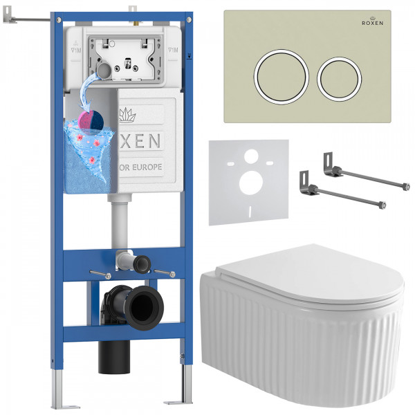 Комплект 6 в 1 Roxen StounFix Dual Fresh 968249 (состоит из: 710200, Santi 410260BG, 530200-01)